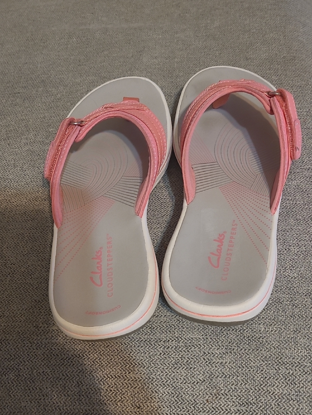 Clarks Pink Sandals - Picture 4 of 8